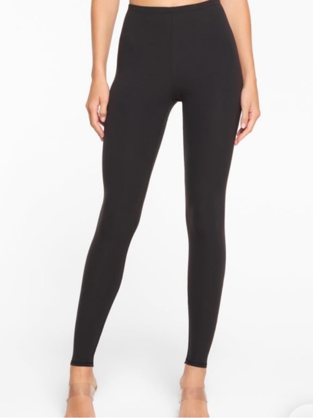 SKIMS Black High-Waist Active Leggings